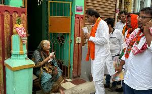 Former Chhattisgarh cabinet minister Rajesh Munat campaigns vigorously in favour of BJP in Puri, Odisha, Khabargali