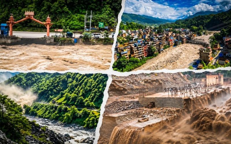 Massive devastation in Nepal due to floods; 160 dead and over 844 missing, Khabargali