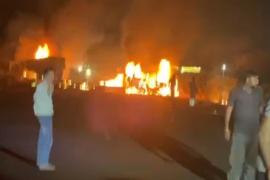 Horrific road accident: 3 people going to a wedding procession burnt alive, 5 people in critical condition rajasthan hindi big news khabargali 