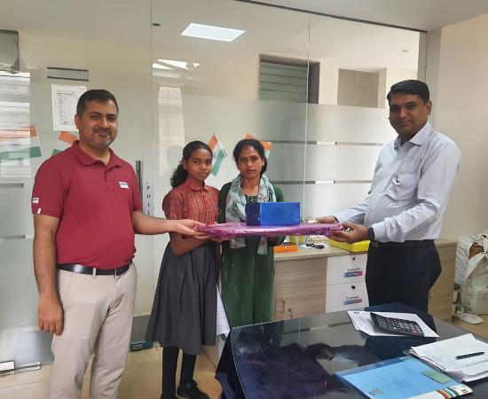 Shreya Singh OT, a student of Adani Vidya Mandir, Sarguja, has achieved success in the Sainik School Entrance Exam AISSEE 2026.  Ambikapur, Sarguja, Chhattisgarh, Khabargali