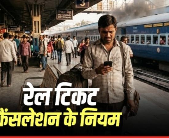 Major Relief for Rail Passengers: Revised Ticket Cancellation Rules | Zero Refund for Cancellations Made 8 Hours Prior—Learn the New Regulations | Khabargali