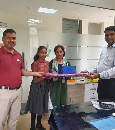 Shreya Singh OT, a student of Adani Vidya Mandir, Sarguja, has achieved success in the Sainik School Entrance Exam AISSEE 2026.  Ambikapur, Sarguja, Chhattisgarh, Khabargali