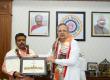 Dr. Premasai Maharaj paid a courtesy call on Chhattisgarh Assembly Speaker Dr. Raman Singh; a meaningful discussion took place regarding religion, culture, and character building. Hindi news latest news khabargali 