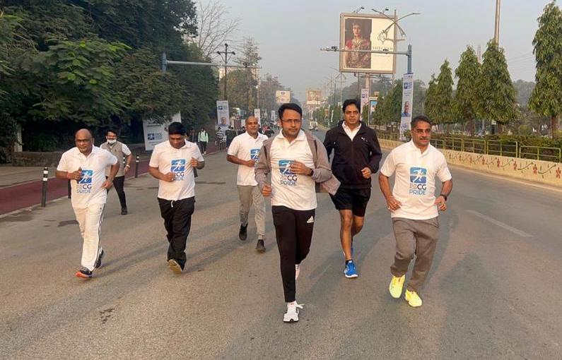 Run for CG Pride, Mukesh Kumar, Priyanka Sahu, Karan Sahu, Kamini Sahu, Gujari Lal, Chief Minister, Bhupesh Baghel, Divyang mountaineer, Chitrasen Sahu, Dipanshu Kabra, Saumil Ranjan Choubey, J.L.  Dario, Umesh Mishra, Pawan Gupta, B.L.  Tamboli, Heera Devangan, Raipur, Chhattisgarh, Khabargali