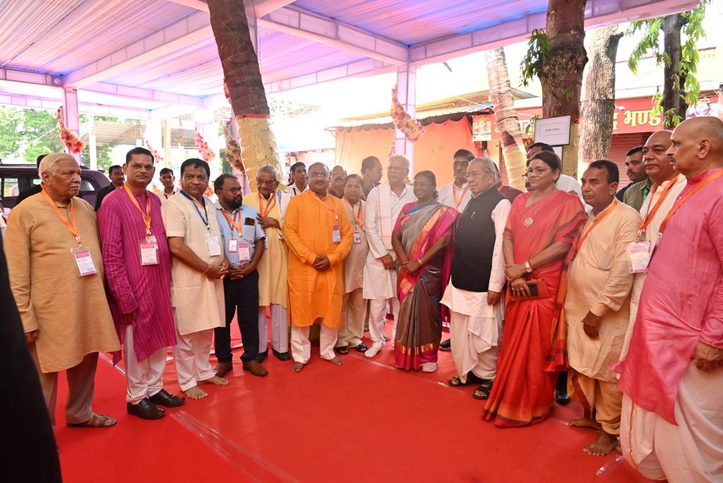 President Smt. Draupadi Murmu, Mahamaya Temple at Ratanpur, Pravas, Nyaydhani Bilaspur, 10th Convocation of GGU, Chhattisgarh, Khabargali