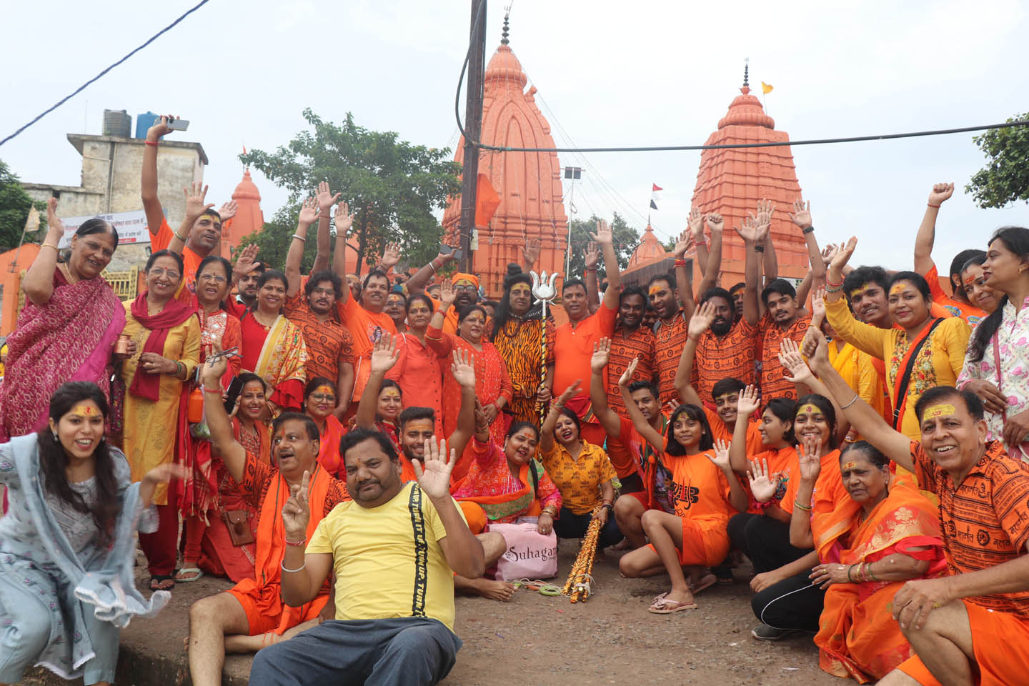 Shiv's drunkards from Gayatri Nagar, Kanwar Yatra from Mahadev Ghat, Siddhi Vinayak, Shiv, Sai, Hanuman Temple Committee, Shravan month, Shankar Nagar, Raipur, Chhattisgarh, News,khabargali