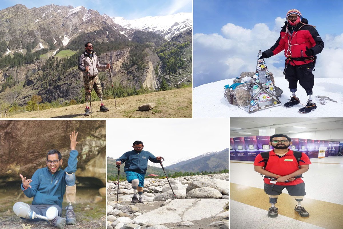 Divyang climber Chitrasen Sahu, Mount Akonkagua, Mount Elbrus Peak, Half Human Robo, Ambikapur, Chief Minister Bhupesh Baghel, Run for CG Pride, 'Standing on Feet', Chhattisgarh, Khabargali