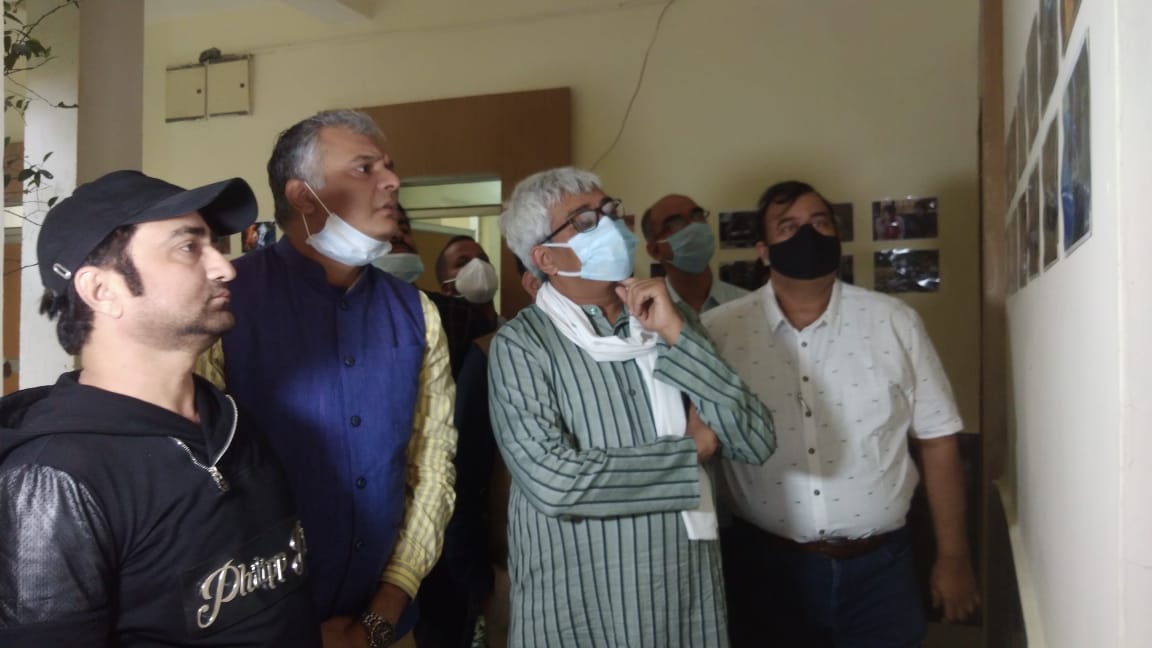 Kabir Shodh Peeth, photojournalist Danish Siddaki, photo exhibition, tribute meeting, political advisor to Chief Minister Bhupesh Baghel, Vinod Verma, Kunal Shukla, Rocky Daswani, Registrar of Journalism University, Anand Shankar Bahadur, Raipur, Chhattisgarh, Khabargali