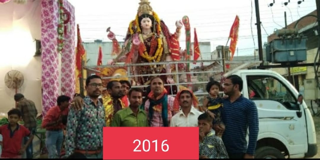 Shri Navayuk Sangharsh Durgotsav Committee, Mahadev Nagar Ashadeep Vidyalaya Chowk, New Changorabhatha Raipur, Gangaram Devangan, Puja, Aarti, Bhajan, Jasgeet, Panchami Special Shringar Ashtami Maha Aarti, Havan Mahaprasad then Navami Bhog Bhandara Kanya Bhoj, Dussehra festival, Chhattisgarh, Khabargali