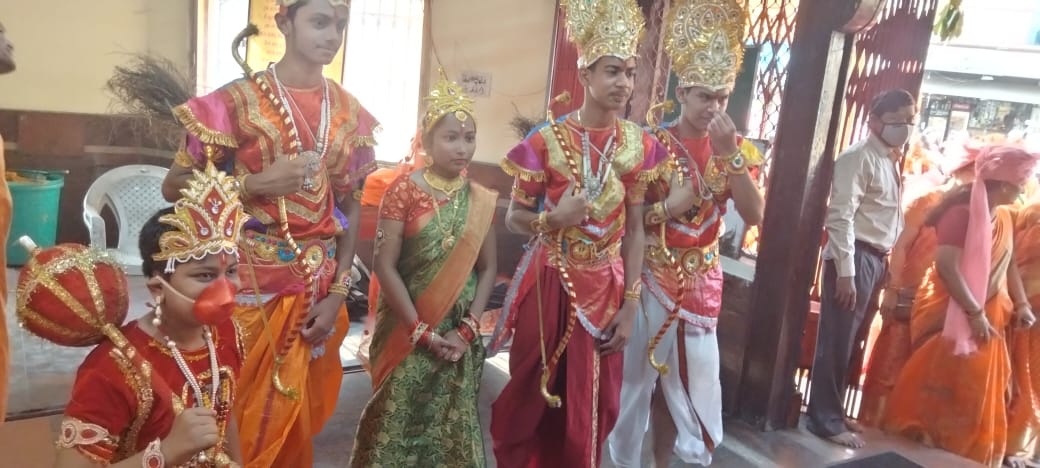 Gudi Padwa New Year, Sarva Marathi Samaj, Raipur, Shri Hanuman Temple, Tatyapara, Lord Shri Ram's procession, Bike Rally, Maharashtra Mandal, Niraj Ingle, Kunbi Samaj, Dilip Gendekar, Swarnakar Samaj, Alka Lele, Hanuman Mandir, Chandrakant Mohdiwale, Khabargali