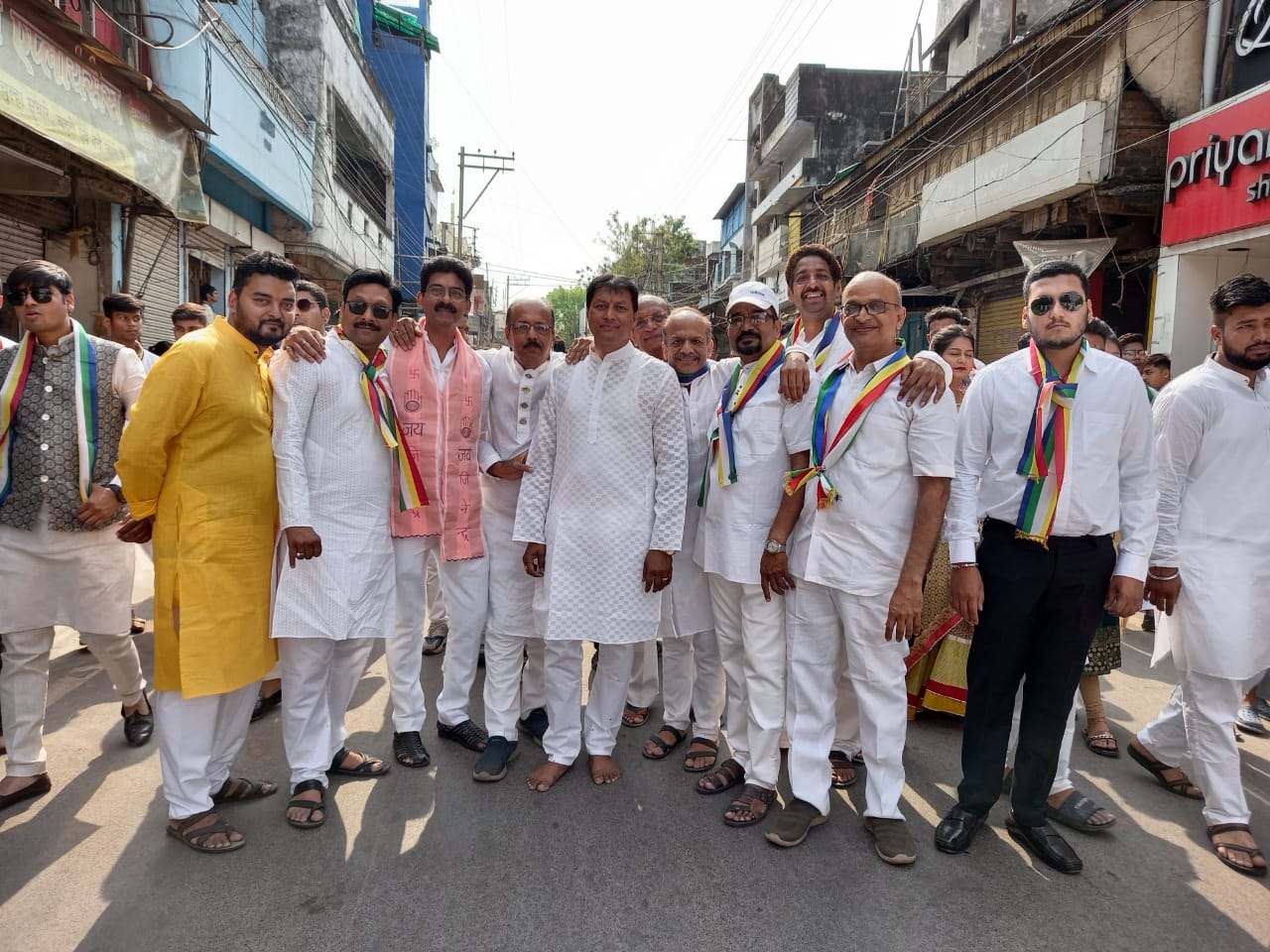 Lord Mahavir Janma Kalyanak Mahotsav, 24th Tirthankar of Jainism, Sanjay Nayak Jain, Rajesh Rajjan Jain, Digambar Jain Temple Panchayat Trust, Malviya Road Raipur, Chhattisgarh, Khabargali