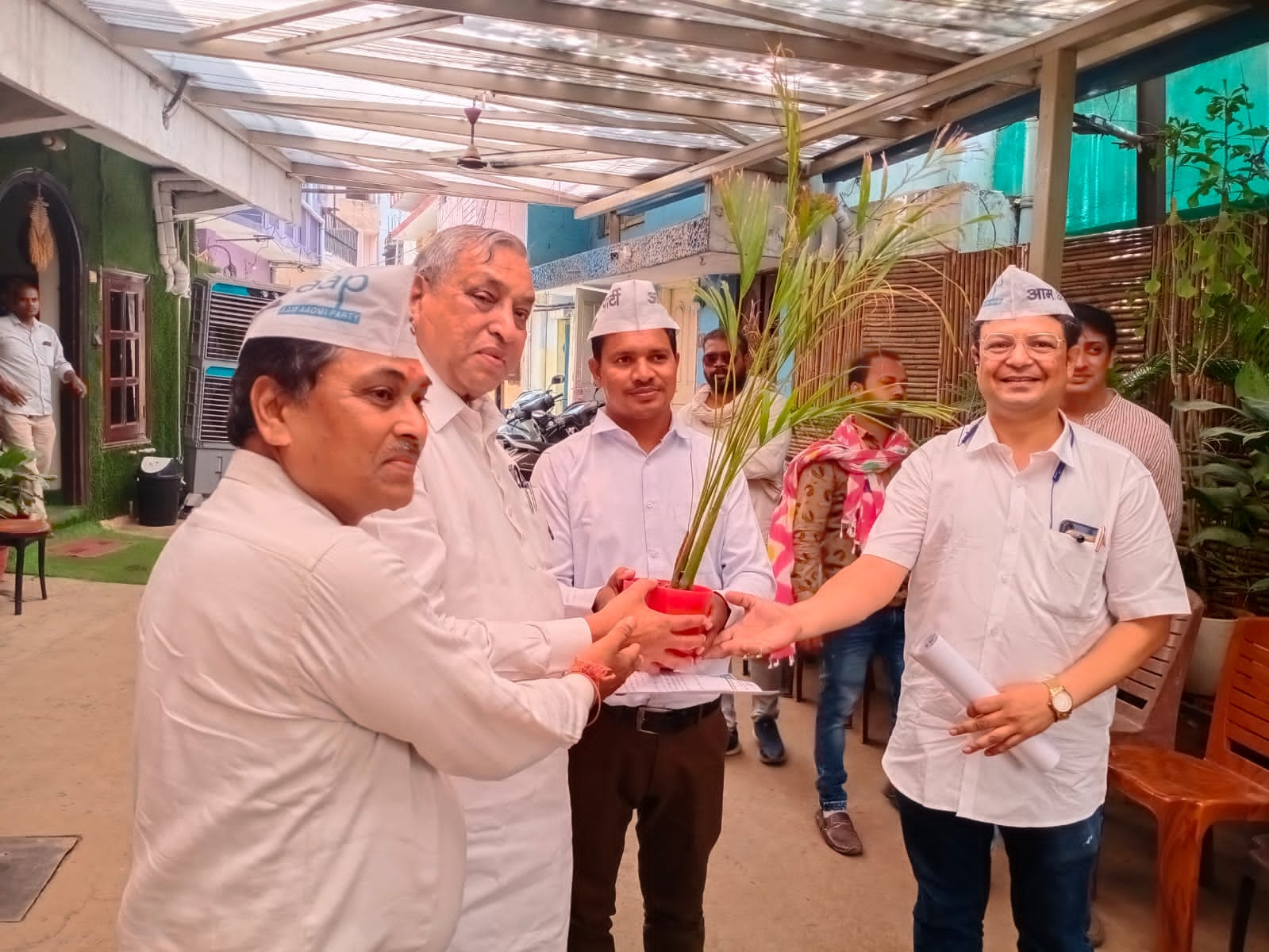 World Environment Day, Aam Aadmi Party, Big Movement in Hasdeo Case, Gopal Rai, Sanjeev Jhakomal Hupendi, State Media Team, Jayant Gaidhane, Nandan Singh Media Coordinator, Mihir Kurmi, Azeem Khan, Chhattisgarh, Khabargali