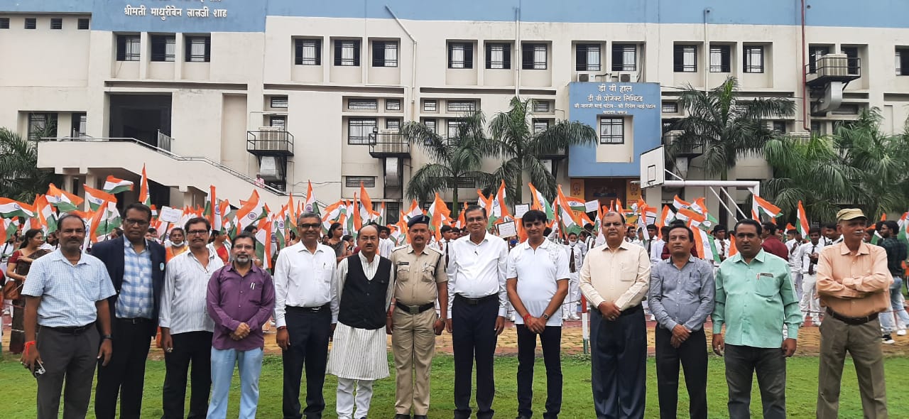 Amrit Mahotsav of Azadi, Shri Gujarati English Medium School and Shri Gujarati Hindi Medium School Devendra Nagar Raipur, Chhattisgarh, Khabargali