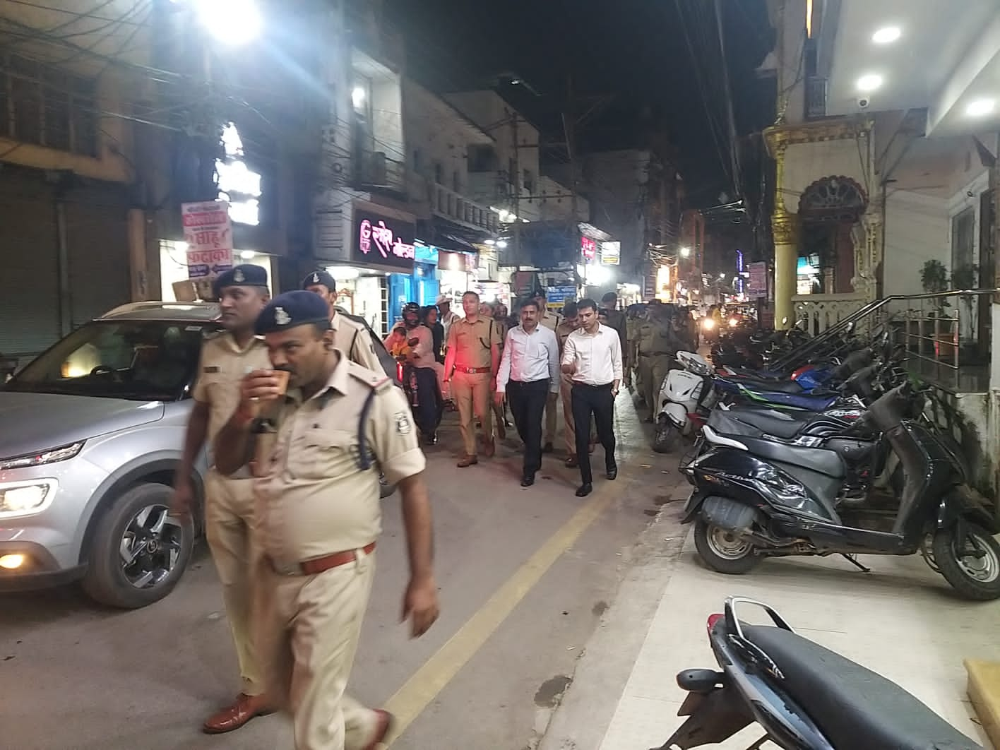 Raipur bullion market, festive season, security arrangements, SSP Prashant Agarwal, Crime Additional SP Abhishek Maheshwari, Additional SP Devcharan Patel, CSP Kotwali Yogesh Sahu, TI.  City Kotwali Upendra Tandon, DSP Traffic Gurjit Singh, Day and Night Vision Cameras, Khabargali