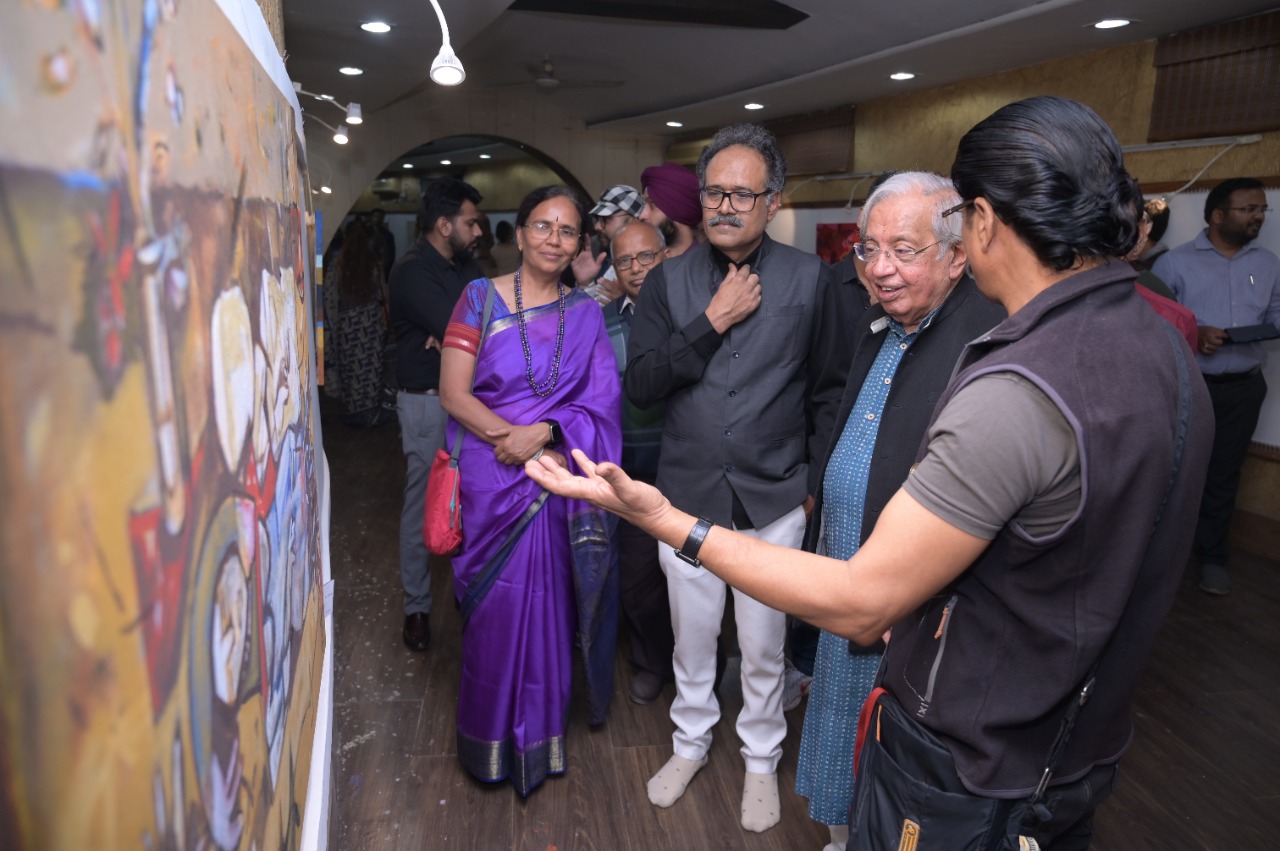 Exhibition, Poet, Critic, Senior Culturalist, Ashok Bajpai, Yogendra Tripathi, President Kala Akademi Chhattisgarh Culture Council Chhattisgarh, Hukum Lal Verma, Famous Painter, Amanul Haque, Craftsman Ram Kumar Indoria, Sculpture Art, Seeker, Karuna Sidar, Diksha Sahu, Jitendra  Sahu, Sandeep Kindo, Rajendra Thakur, Mohanlal Baral, Manisha Verma, Rajendra Sungaria, Vipin Singh Rajput, Chanchal Sahu, Shyam Sunder Singh, Chhagendra Usendi, Suresh Kumbhakar, Praise Verma, Kishore Sharma, Dharam Netam, Nikhil,