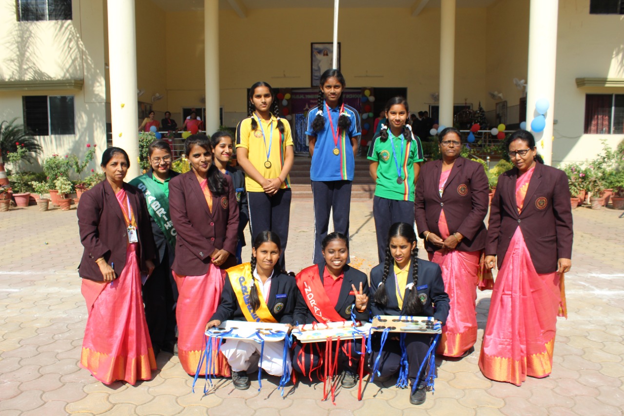 M.G.  M. School, Gayatri Nagar, Raipur, Annual Sports Festival 2022-23, colorful inauguration, Father Thomas Jacob, Chhattisgarh, Khabargali