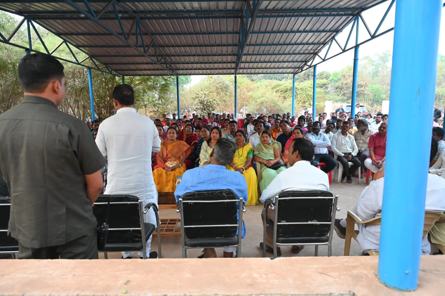 Rahul Gandhi, Bharat Jodo Yatra, Ahiwara Assembly Constituency, Hariwara MLA and Public Health Engineering and Village Industries Minister Guru Rudra Kumar, Chhattisgarh, Khabargali