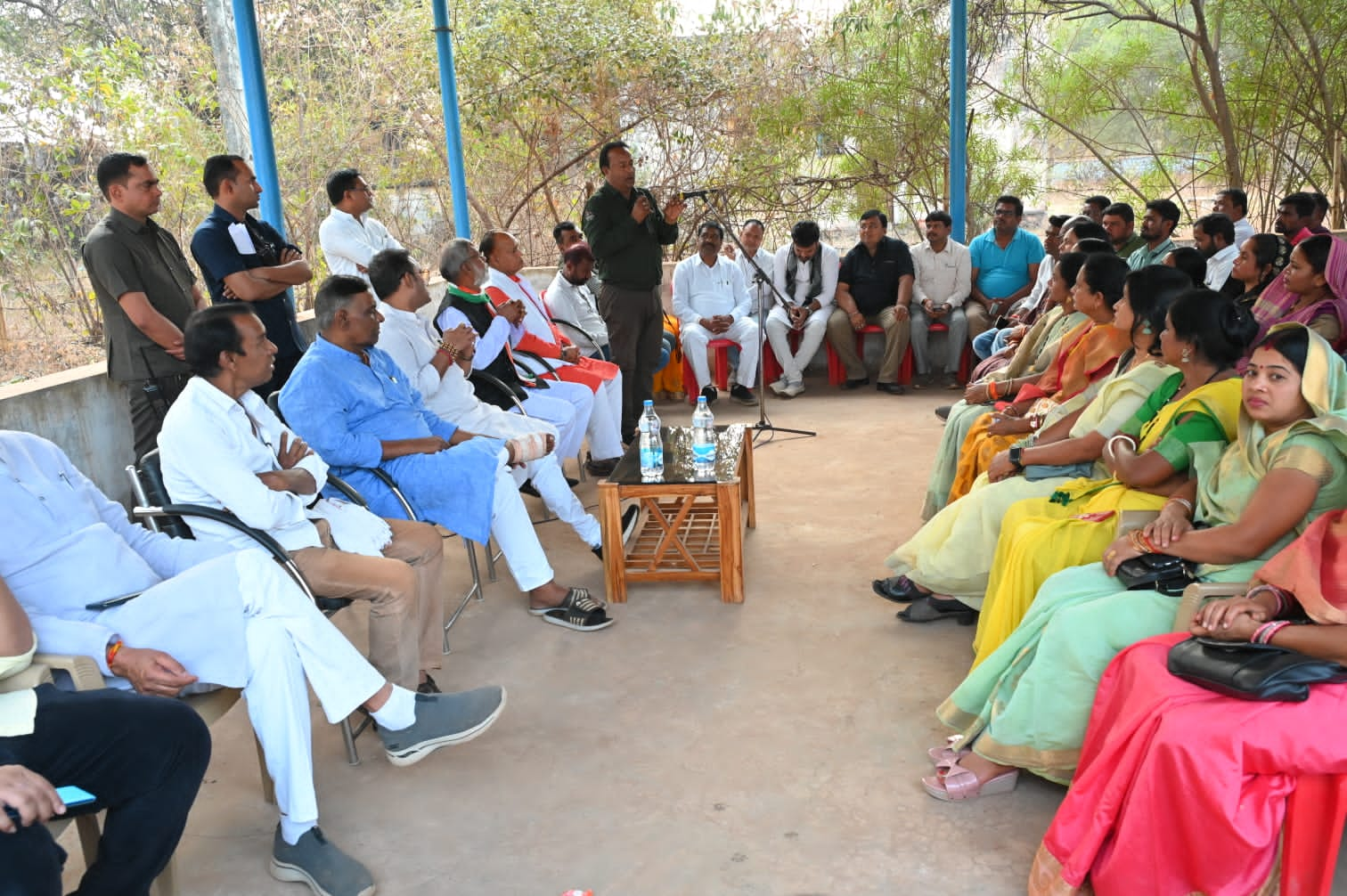 Rahul Gandhi, Bharat Jodo Yatra, Ahiwara Assembly Constituency, Hariwara MLA and Public Health Engineering and Village Industries Minister Guru Rudra Kumar, Chhattisgarh, Khabargali