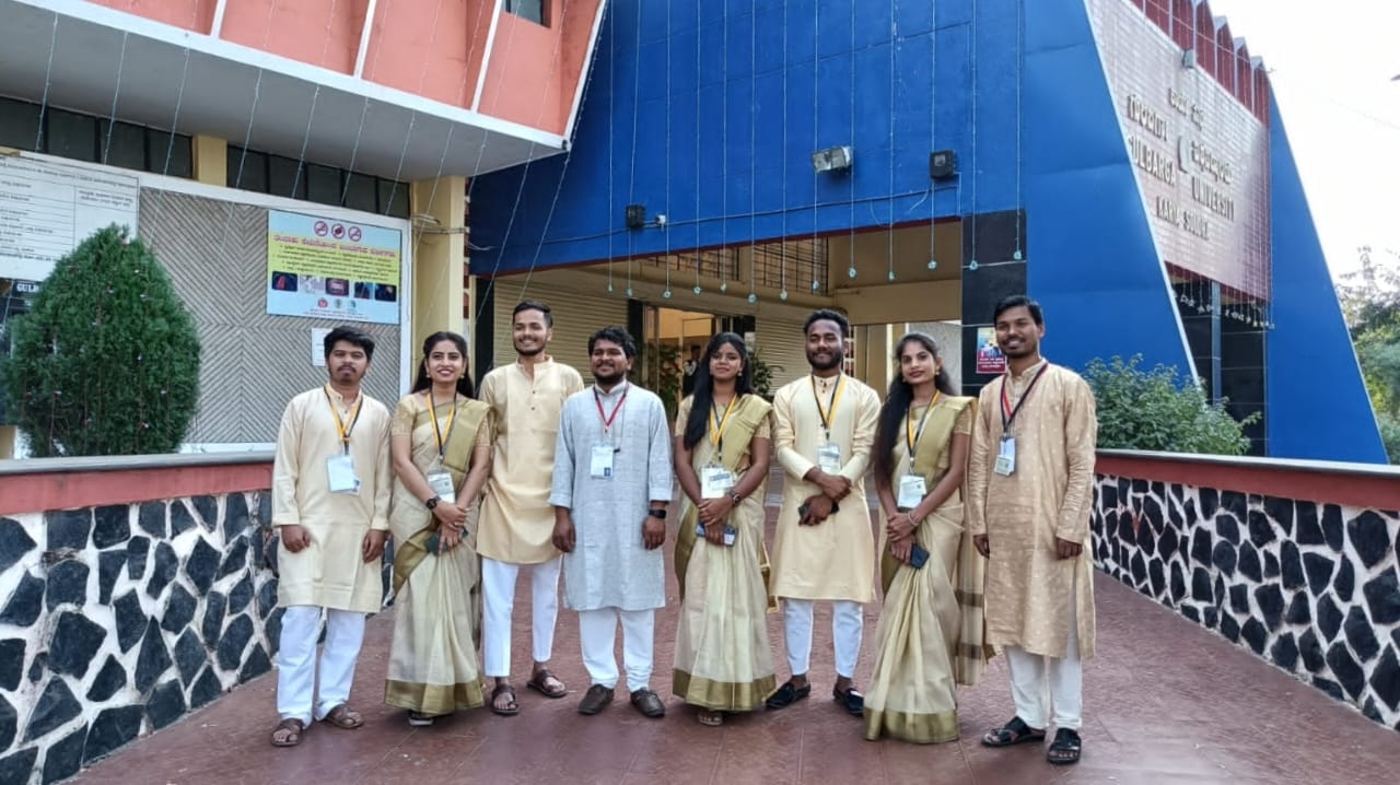 Indira Kala Sangeet Vishwavidyalaya Khairagarh, Karnataka, Kalaburagi, 36th Interuniversity South-East Zone Youth Festival, Gulfest-2022-23, Vice Chancellor Padmashree Dr. Mamta Mokshada Chandrakar, Registrar Prof. Dr. ID Tiwari, Dance, Painting, Sculpture, Rangoli, Music, Mimicry, Poster, Cartooning, Clay Modelling, Installation, Folk Dance, Folk Orchestra, Sarod Playing, Tabla, Skate, One-Act Play, Cultural Procession, Chhattisgarh, Khabargali