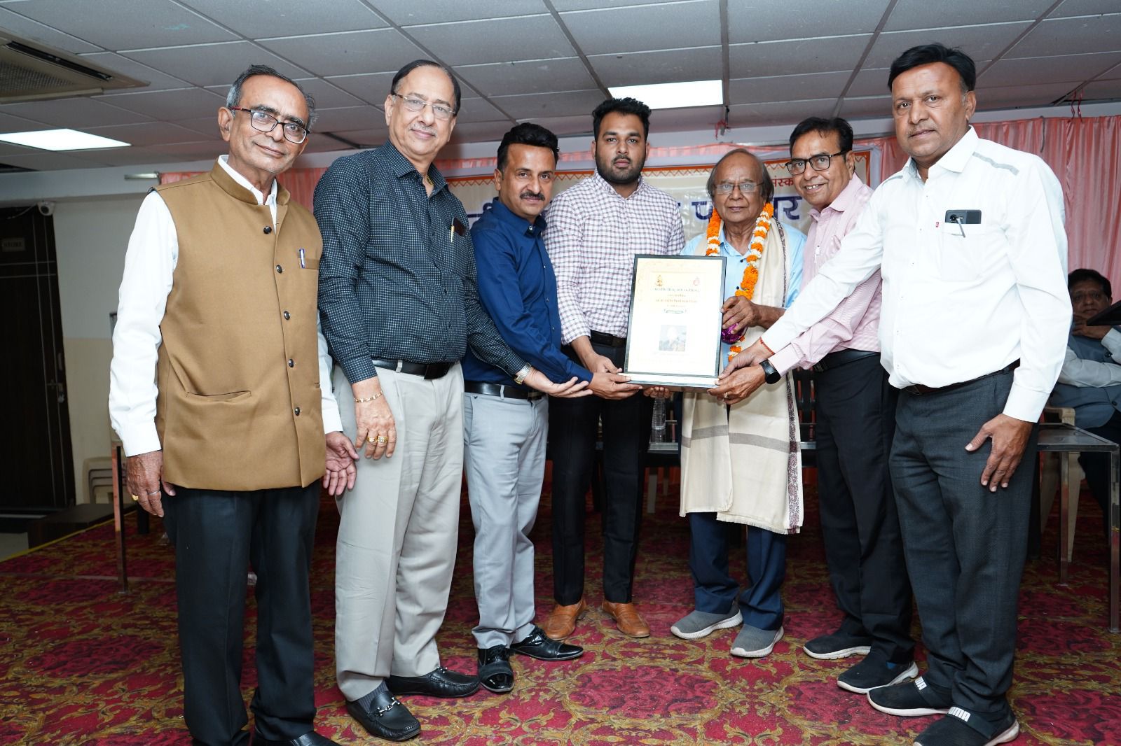 Bhartiya Sindhu Sabha Chhattisgarh, 56th Sindhi Language Day, Shri Jai Prakash Masand, Life Time Achiever Award in the field of drama staging, Chhattisgarh, Khabargali