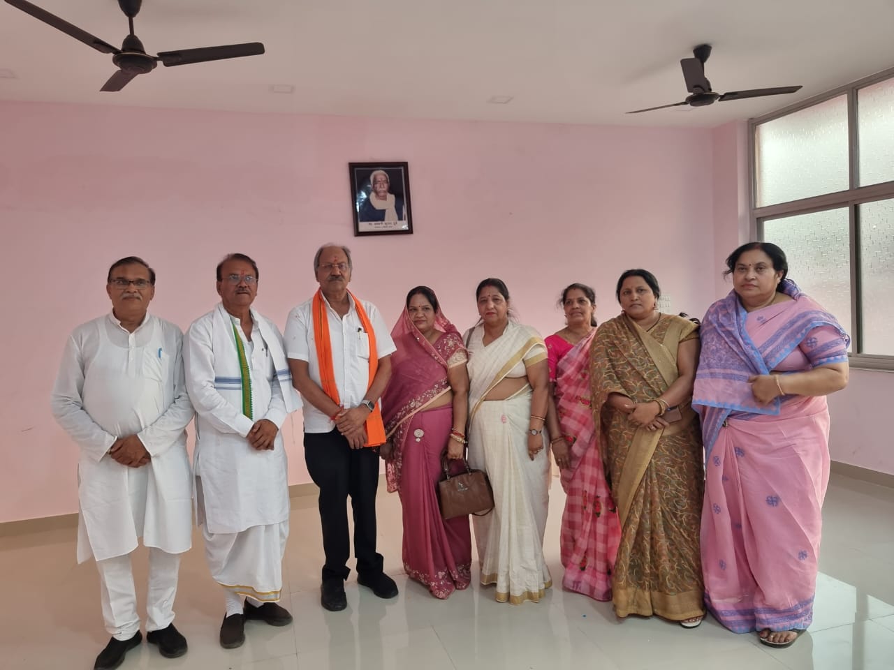 Inauguration and foundation stone laying ceremony of Saryuparin Brahmin Samaj, former minister and MLA Brijmohan Agarwal, Dr. Suresh Shukla, Premshankar Tiwari, Dayashankar Tiwari, Shubham Dubey, Surendra Tiwari, Naveen Dubey, Rajesh Sharma, Shailesh Sharma, Seema Pandey, Kiran Tiwari, Arpana Tiwari  ,Mamta Sharma,Sushma Shukla, Raipur, Chhattisgarh, Khabargali