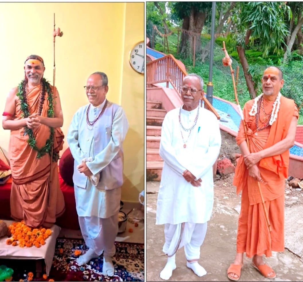 Shri Jyotirmath Badrikashram Shankaracharya Swamishree Avimukteshwaranand Saraswati Ji Maharaj, Shankaracharya of Sridwarkashardamath Swamishree Sadanand Saraswati Ji Maharaj, Peethadhish of Masand Sevashram Sai Jalkumar Masand, Mayank Masand, Spokesperson, Masand Sevashram, Raipur, Chhattisgarh,khabargali