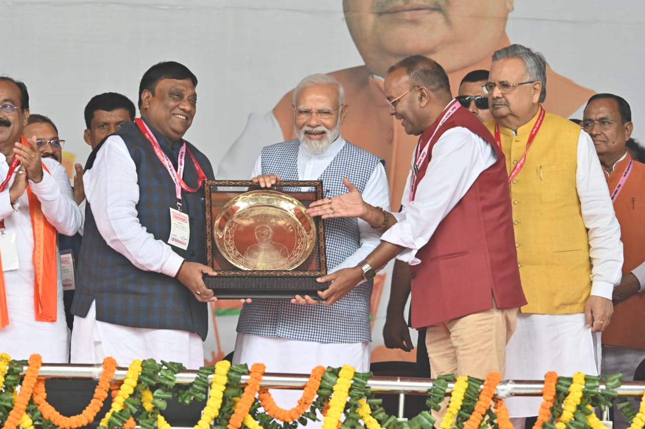 Science College Ground, Victory Resolution Rally of Bharatiya Janata Party, Prime Minister Narendra Modi, BJP, Congress, Chhattisgarh, News,khabargali