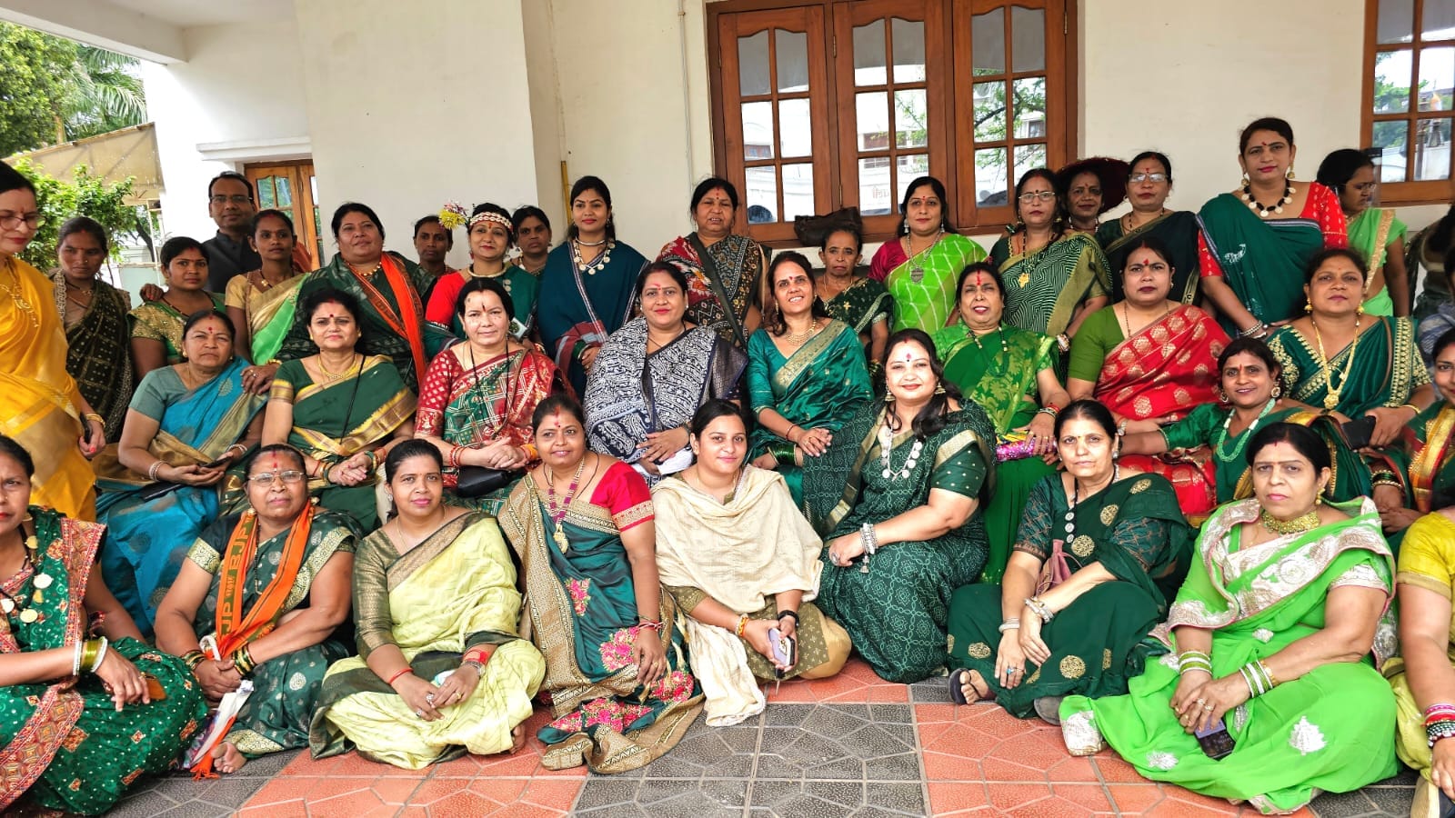 BJP Mahila Morcha celebrated Hareli Festival, BJP State President Arun Saw, Shalini Rajput, Chhattisgarh,khabargali