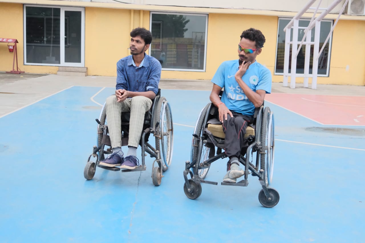 State Level Wheel Chair Rugby Competition Selection Camp, Organization Jan Samashta Kalyan Samiti, Krishna Public School of Dunda, Sushil Sunny Agarwal, President, Chhattisgarh Building and Other Construction Workers Welfare Board, Raipur, Chhattisgarh, Khabargali