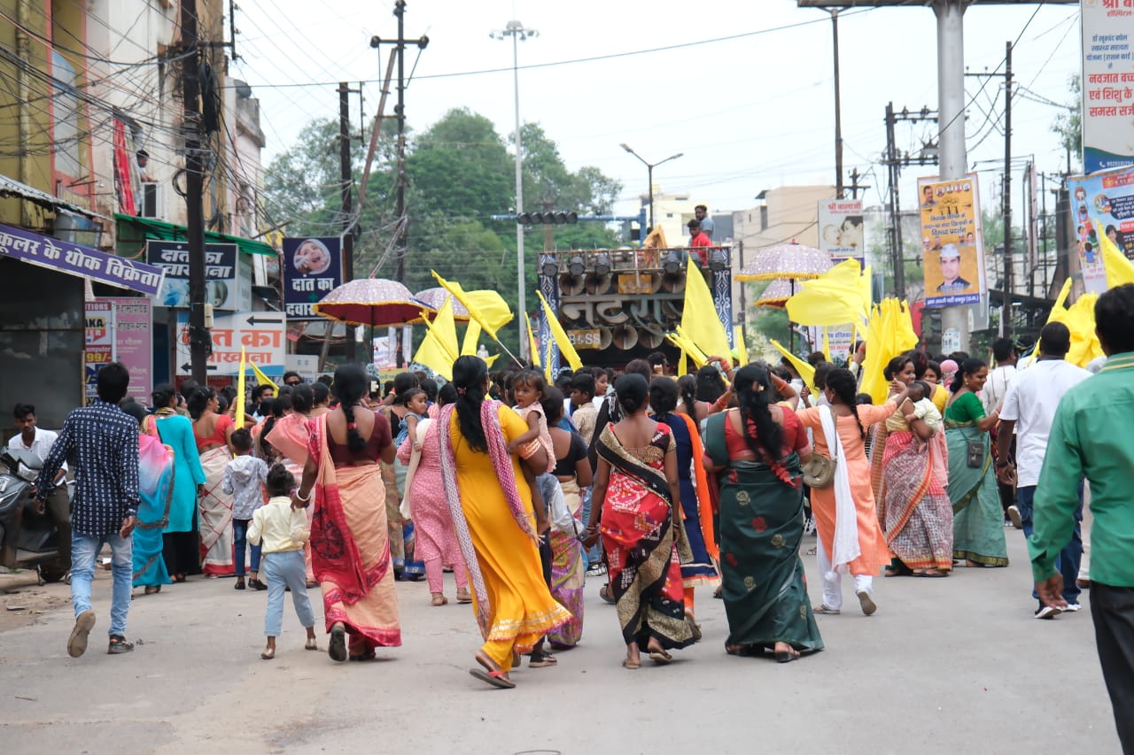 Holy Nuakhai Utsav Yatra, Ghasi Ghasia Samaj, Raipur South Assembly Constituency, Ancient Tradition and Culture, Sushil Sunny Aggarwal, President, Chhattisgarh Building and Other Construction Workers Welfare Board, Jagannath Temple of Virbhadra Nagar, Chhattisgarh, Khabargali