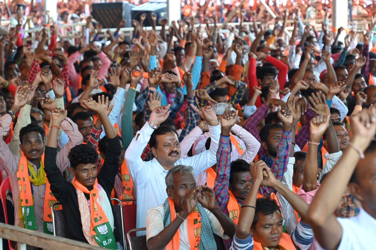 Union Home and Cooperation Minister Amit Shah addressed the huge Parivartan Sankalp Mahasammelan rallies organized in Jagdalpur and Kondagaon, Chhattisgarh, Chhattisgarh Assembly Elections, BJP candidates, Kiran Singh Dev, Vinayak Goyal, Maniram Kashyap, Khabargali