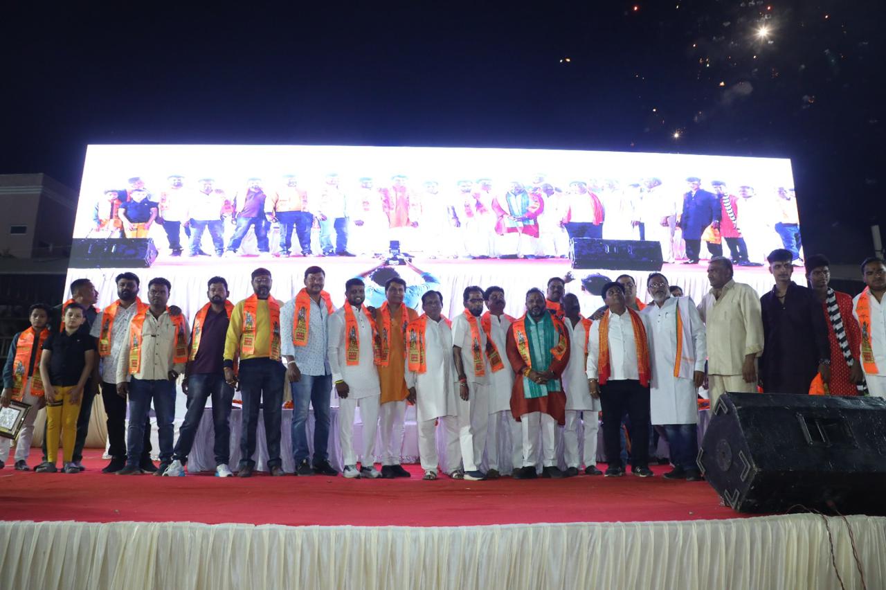 Ravana Dahan program at Sapre Shala grounds by Budhapara Dussehra Utsav Committee, Dussehra, Sushil Sunny Aggarwal, Raipur, Chhattisgarh, Khabargali.