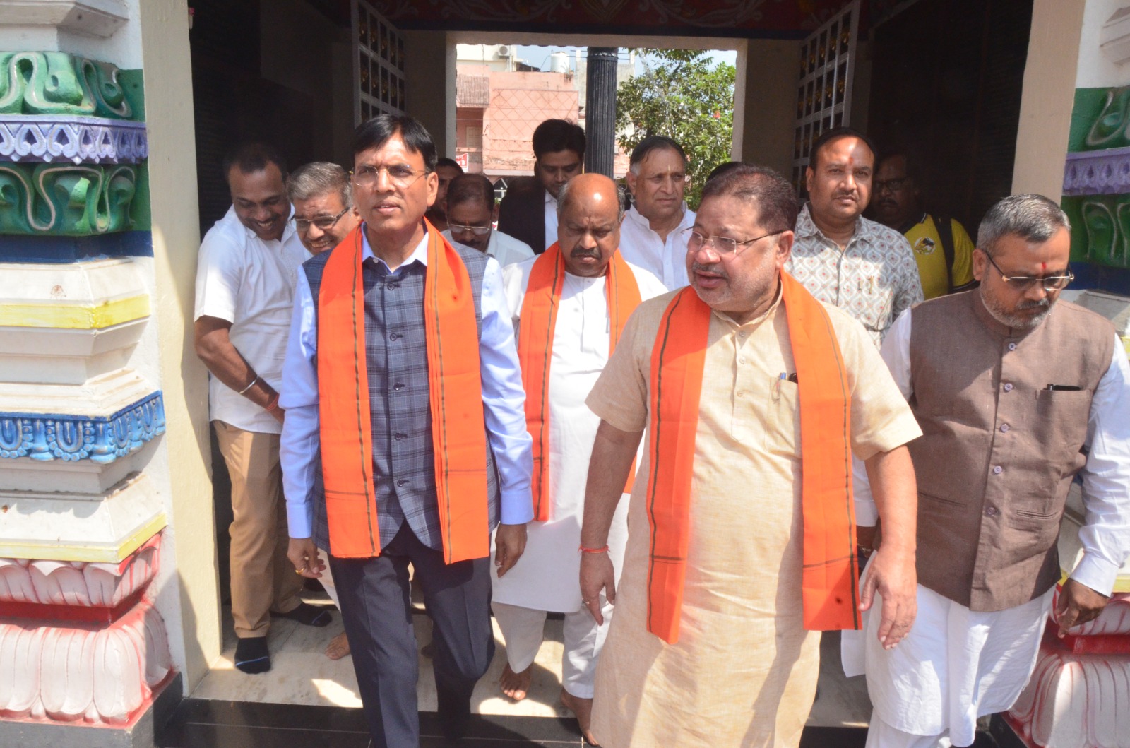 Lord Shri Jagannath Temple, Union Minister of State Mansukh Mandaviya, BJP candidate from Raipur North Assembly Constituency Purandar Mishra, Raipur, Chhattisgarh, Khabargali