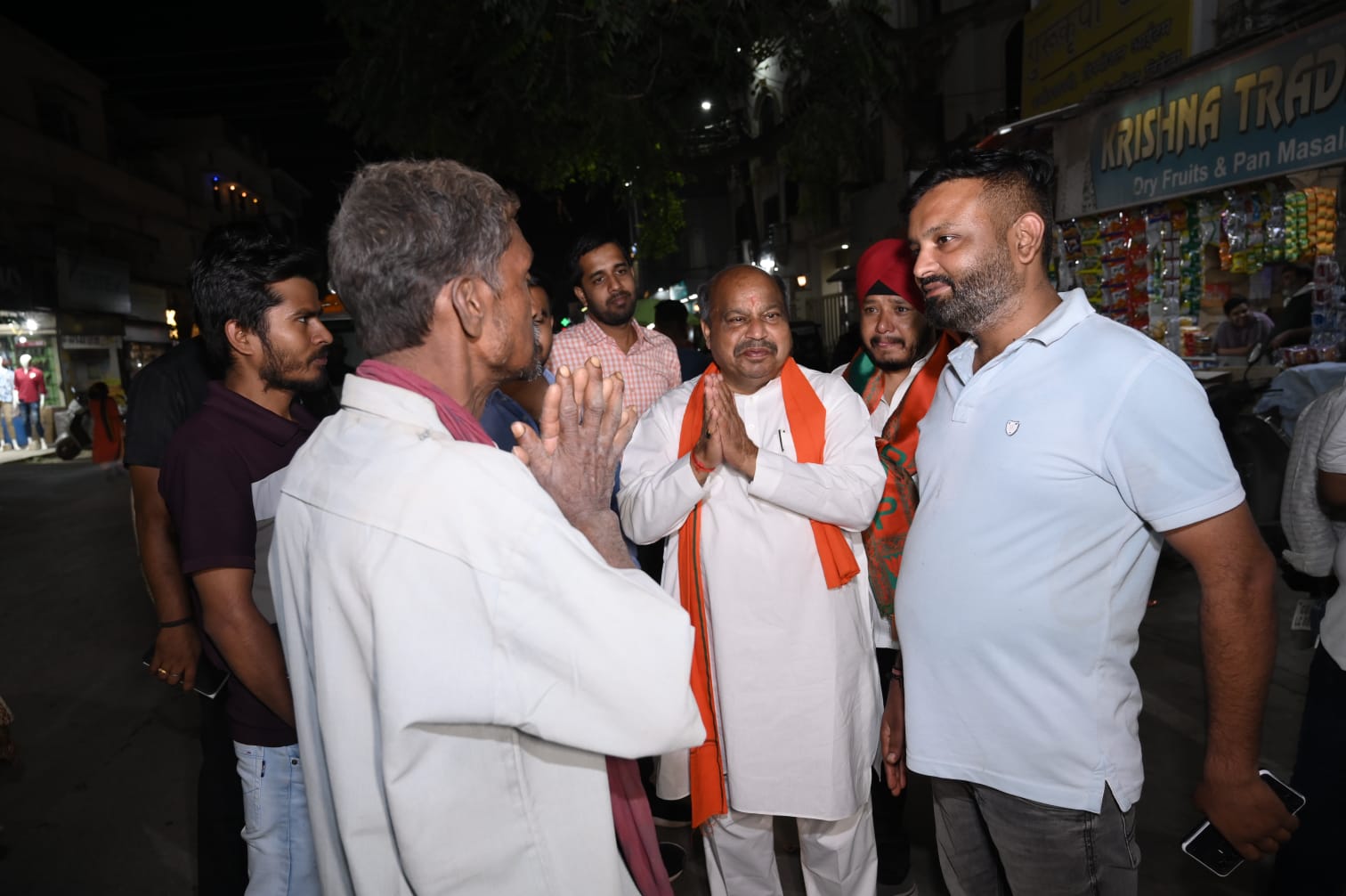 BJP candidate from Raipur North Assembly constituency Purandar Mishra, tour and public relations program, tour and public relations campaign in Shankar Nagar area, Chhattisgarh Assembly Elections 2023, Khabargali