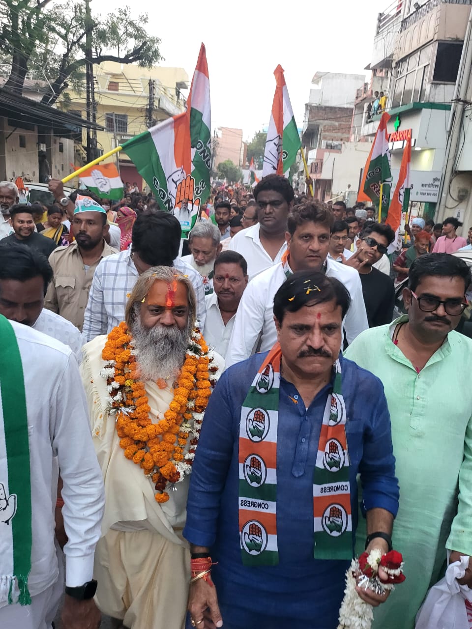 Raipur South candidate Mahant Ramsundar Das Ji Maharaj, Congress, Rajak Samaj, Purani Basti Raipur, Chhattisgarh Assembly Elections, Khabargali