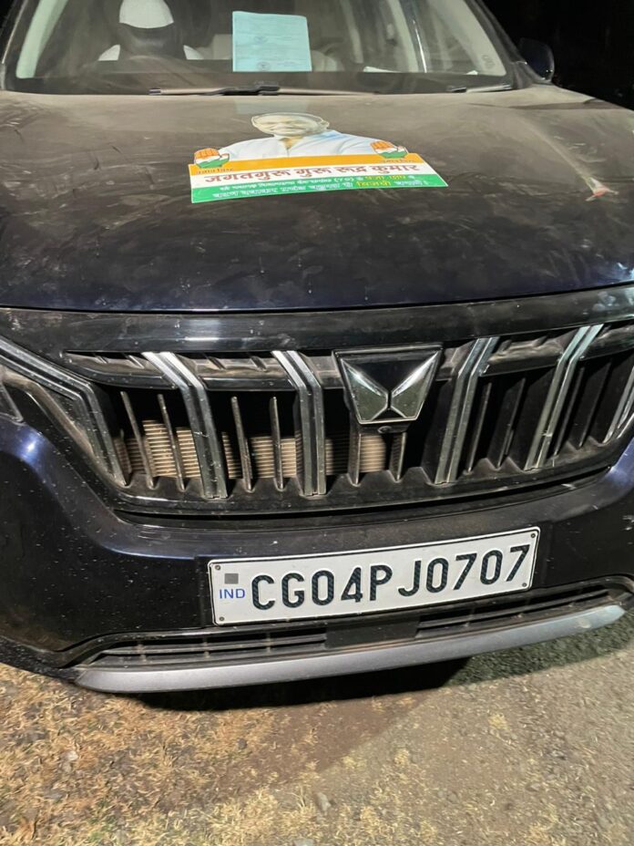 Stones pelted on the convoy of Minister Guru Rudra Kumar, glass of vehicles broken, Congress candidate of Navagarh Assembly, Khabargali