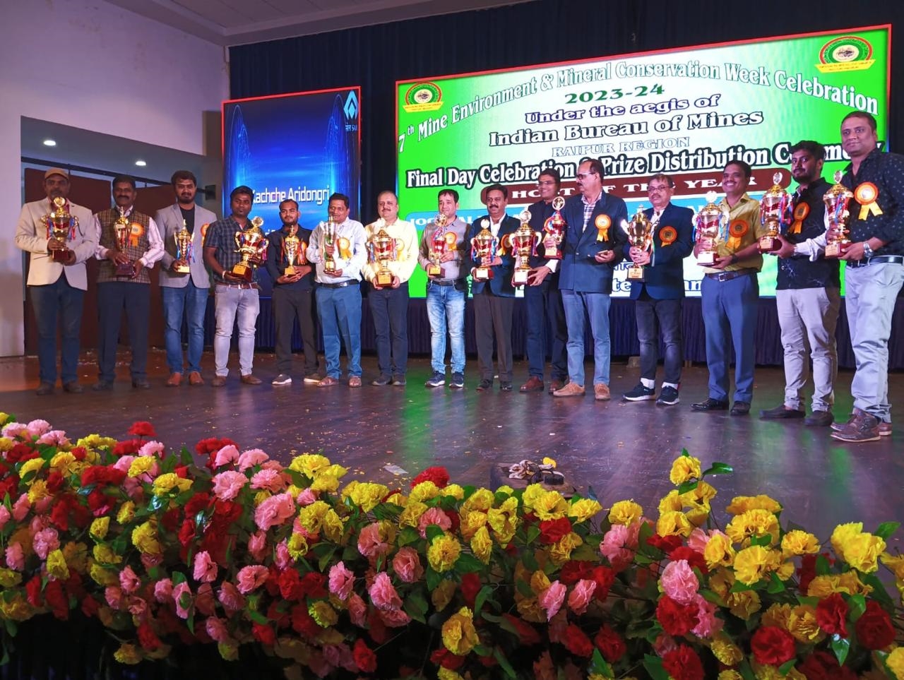 Excellent performance of ACC Limited in the 7th Mine Environment and Mineral Conservation Week 2023-24, Adani Group's ACC Cement participated in the 7th Mine Environment and Mineral Conservation Week Celebration, Khabargali