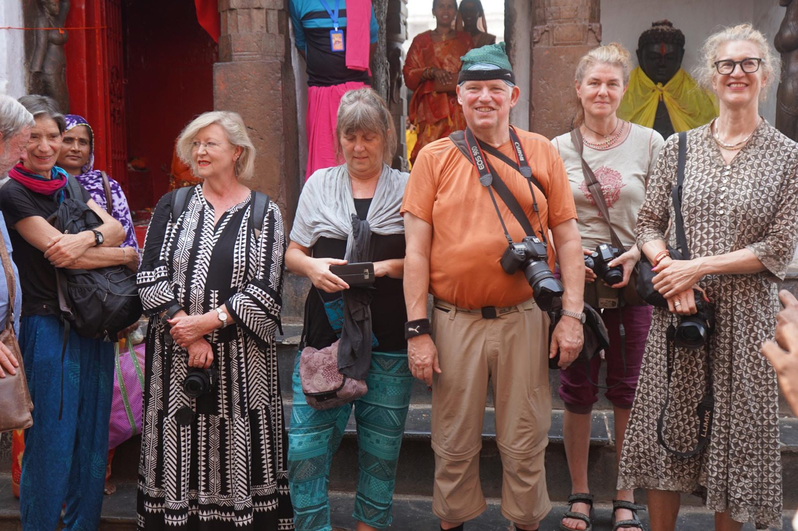 German tourists reached Rajim Lochan Temple, Rajim Kumbh Kalp, said Namaste Rajim, the fame of Rajim Kumbh Kalp is spreading in the world, Regina Maria, Chhattisgarh, Khabargali