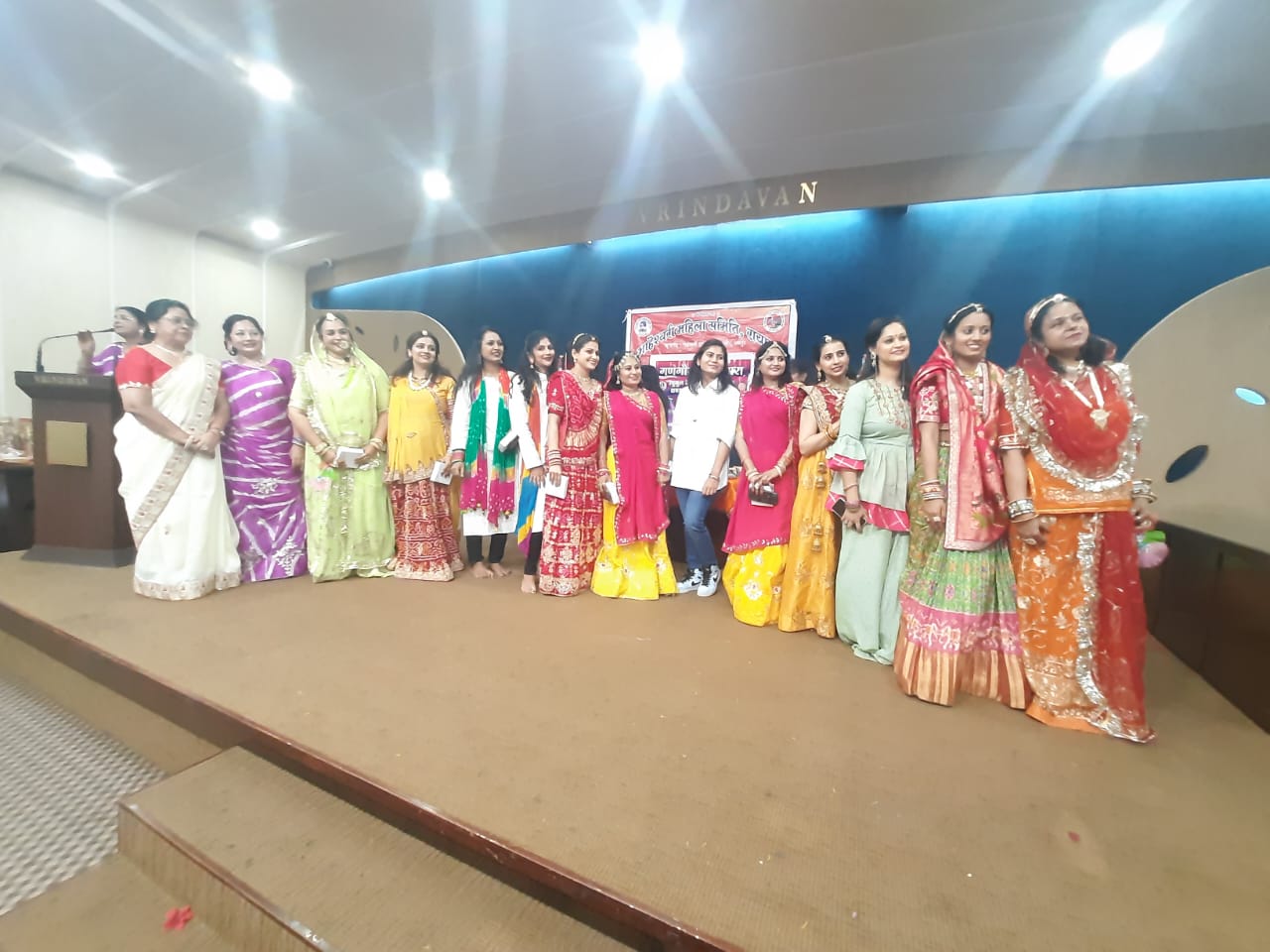 Festival of Gangaur, Maheshwari Women's Committee, Gopal Temple, Publicity Head Neelima Laddha, National General Secretary Mrs. Jyoti Rathi, Raipur, Chhattisgarh, Khabargali