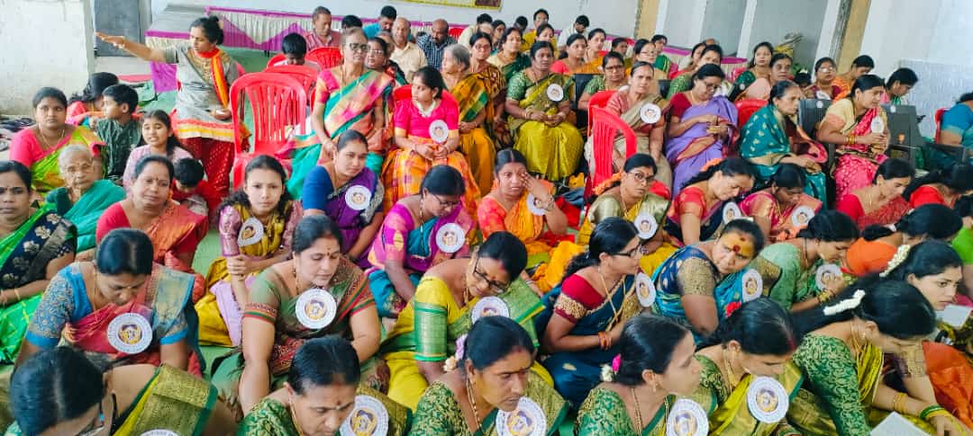 2 crore 11 lakh 80 thousand Sri Lalita Sahasranama Parayan was done, Sri Lalita Devi Temple Sanyasi Para Raipur, Temple Priest Di Anant Rao, Chhattisgarh, Khabargali