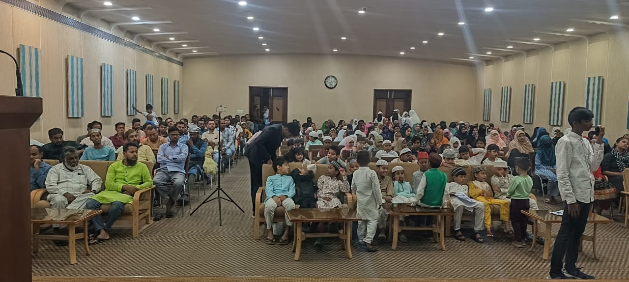 Children Islamic Organization CiO, Jamat, recitation of Quran, Hadith, Naat, CiO's song, Drama, Summer Camp organizers Mohtarma Fakra Tabassum Sahiba and Javeria Sahiba, Jamaat-e-Islami-e-Islami Hind, Shafiq Ahmed Sahib, City President Obaid Khan, Raipur, Chhattisgarh, Khabargali,