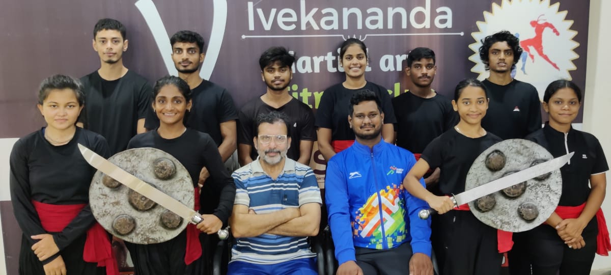 12 Kalaripayattu players from Raipur will participate in the National Championship, Anees Memon, Aman Yadav President Secretary District Kalaripayattu Association Raipur, Chhattisgarh, Khabargali