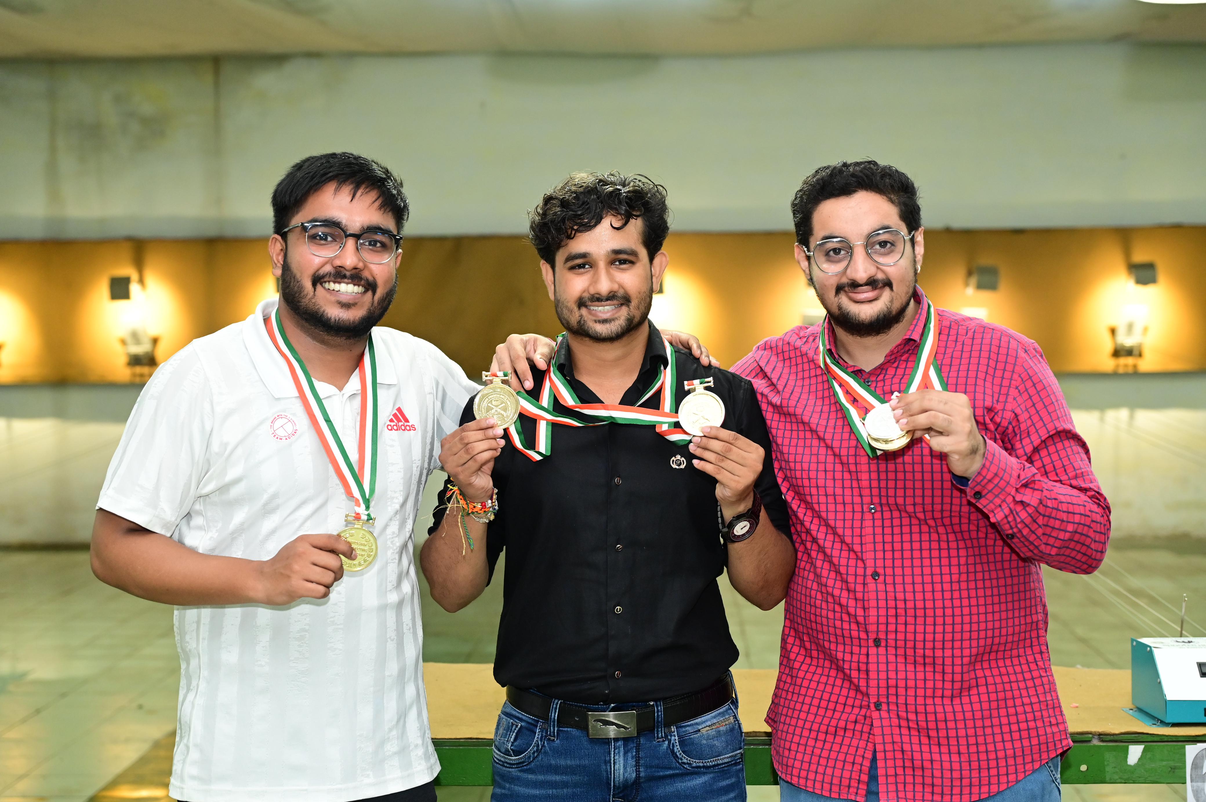 In the 23rd state level shooting competition, more than 40 shooters of Topgun Shooting Academy have been selected for the pre-national shooting competition by winning medals in different categories, Chhattisgarh Rifle Association, Asansol, Sports Minister Tank Ram Verma, Raipur, Chhattisgarh, Khabargali