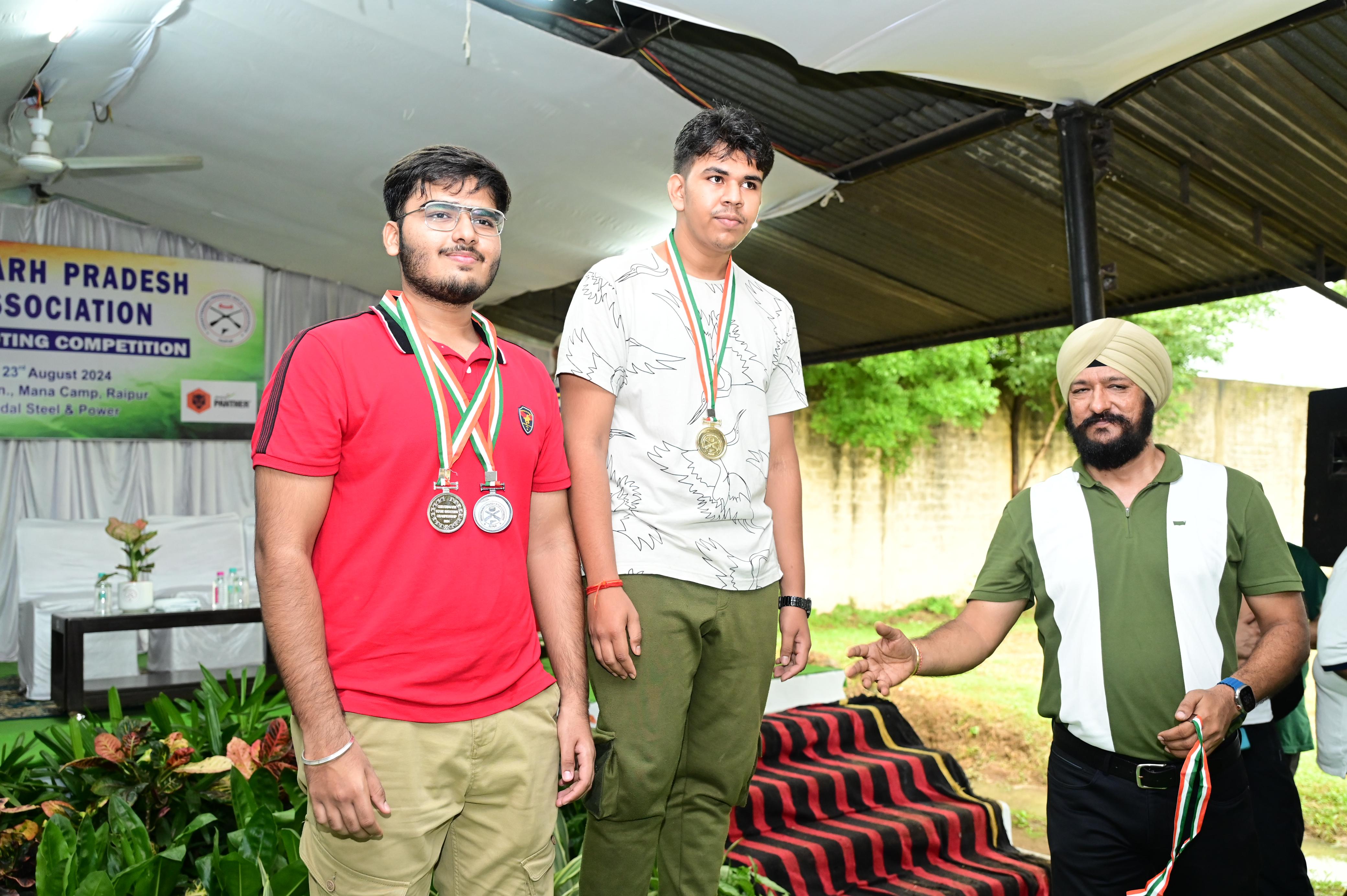 In the 23rd state level shooting competition, more than 40 shooters of Topgun Shooting Academy have been selected for the pre-national shooting competition by winning medals in different categories, Chhattisgarh Rifle Association, Asansol, Sports Minister Tank Ram Verma, Raipur, Chhattisgarh, Khabargali