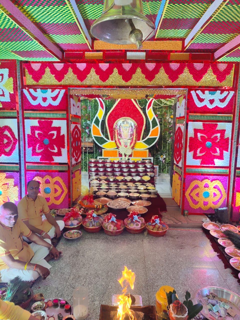 As per every year, the two day long Amavasya fair is being celebrated with great fanfare at Rani Sati Temple, Raja Talab, Raipur; Temple Committee Chairman Kishore Droliya, Raipur, Chhattisgarh; Khabargali