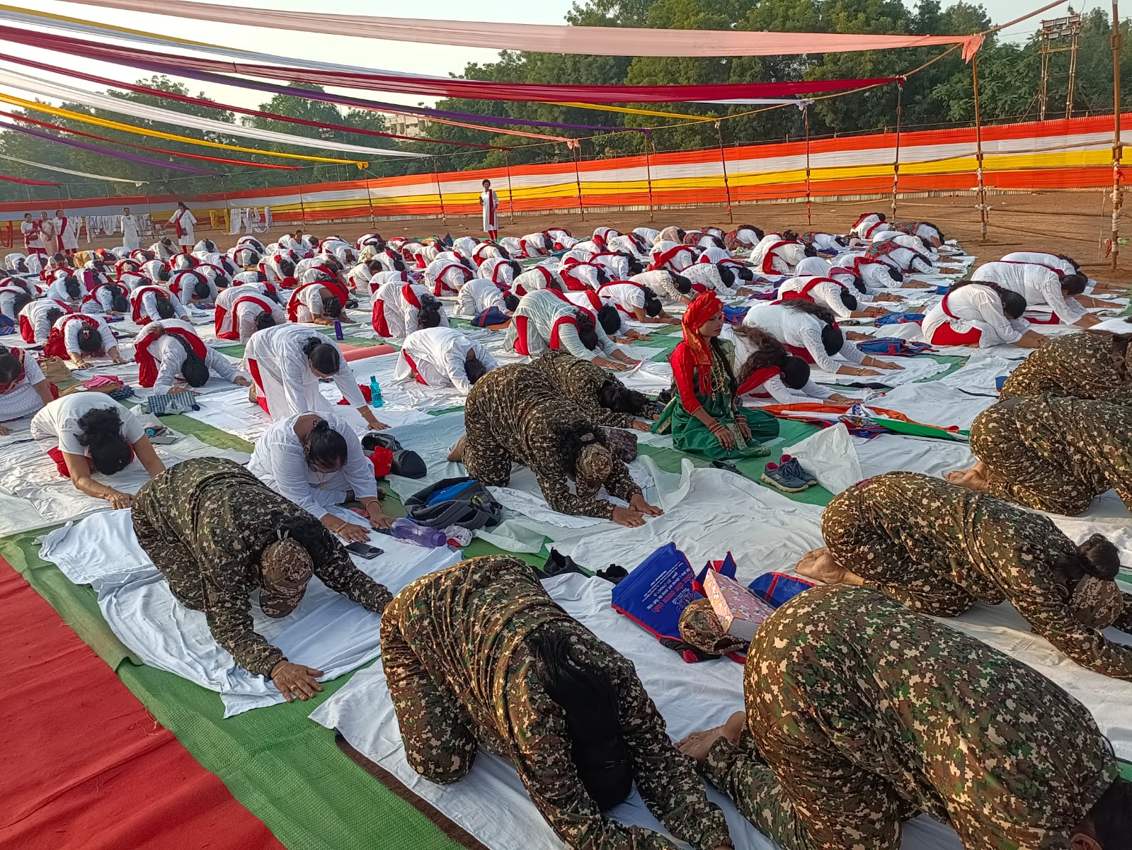 Yoga Sammelan on 2nd October National Festival, Indian Yoga Institute, Raipur, Mukesh Soni, Riya Fatnani, Khabargali