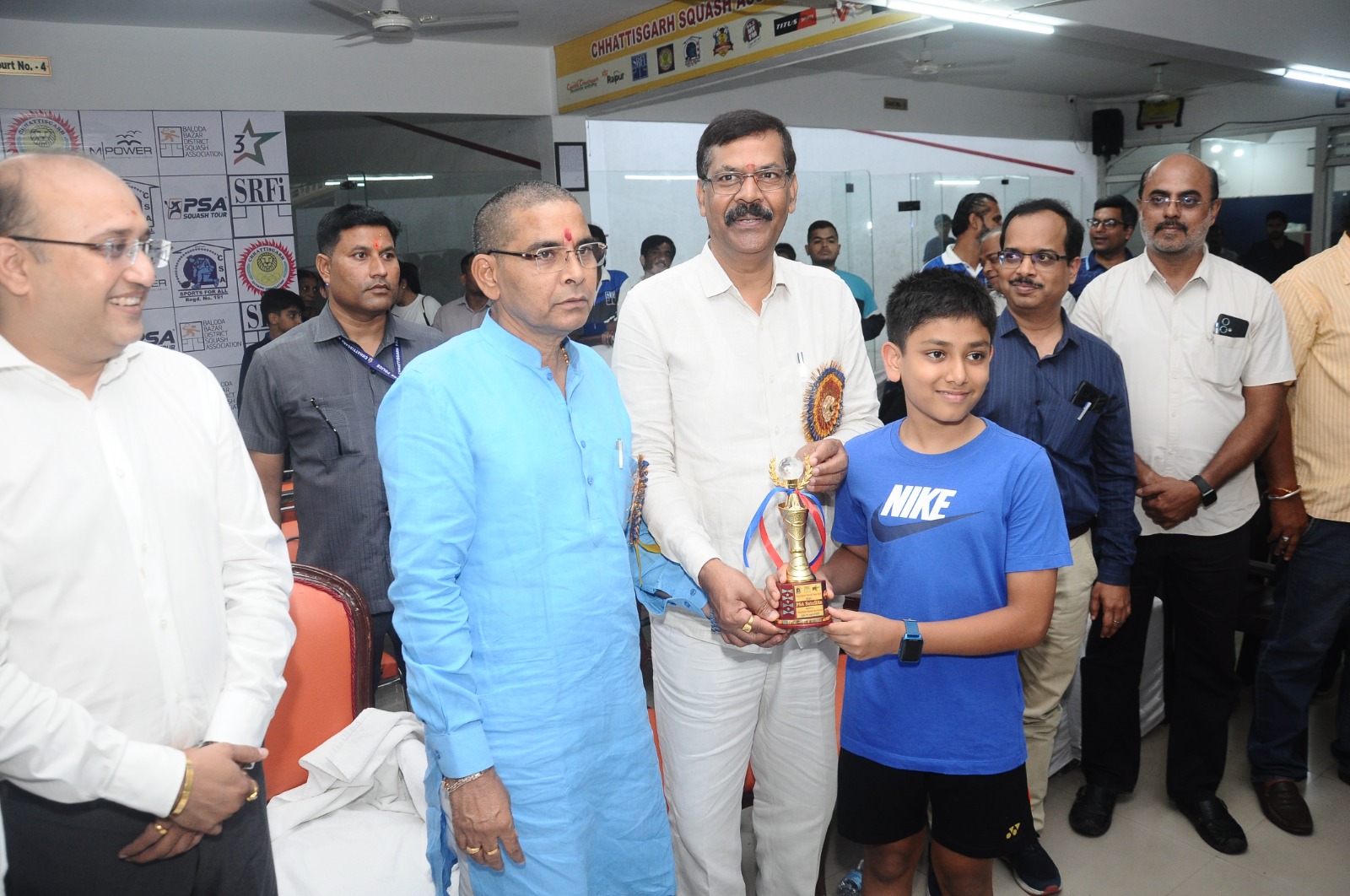 Many exciting matches were seen in Chhattisgarh Squash Open Tournament, Raipur, Khabargali