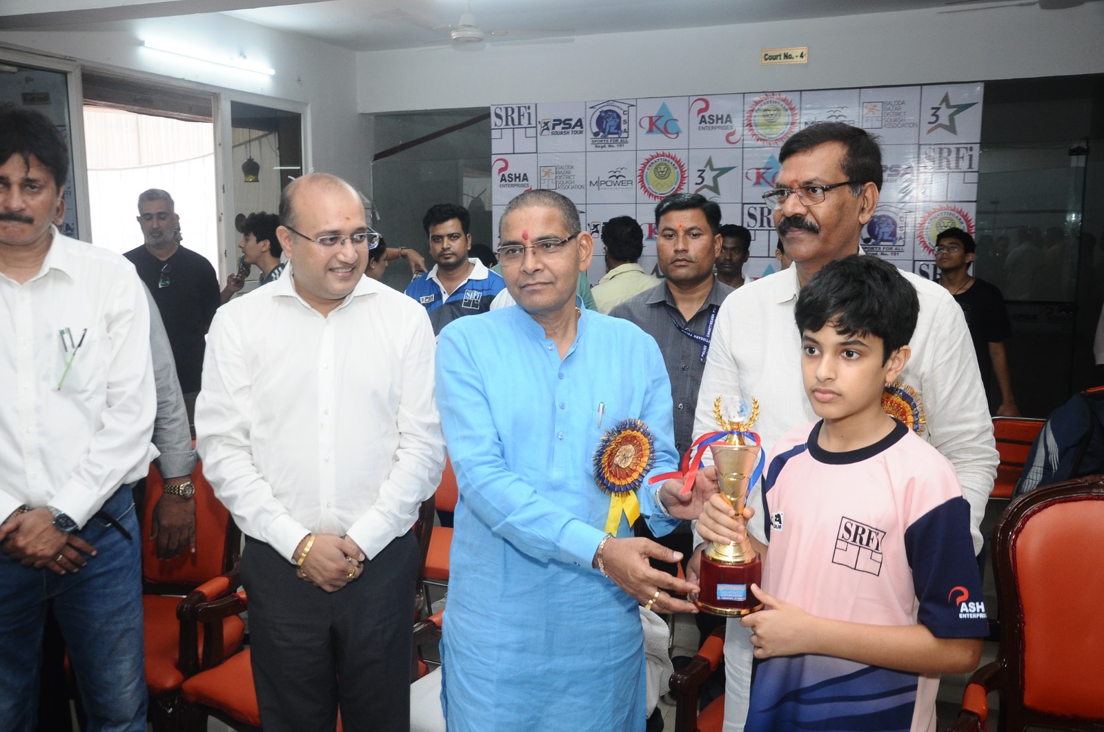 Many exciting matches were seen in Chhattisgarh Squash Open Tournament, Raipur, Khabargali
