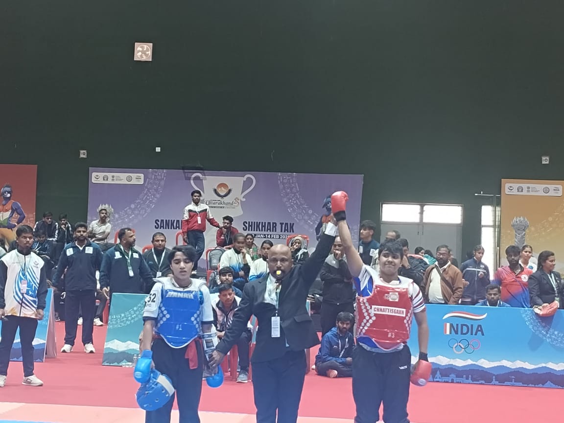 In the 38th National Games in Uttarakhand, the first gold medal for Chhattisgarh was won by Kalaripayatu player Misha Sindhu of Korba, Khabargali