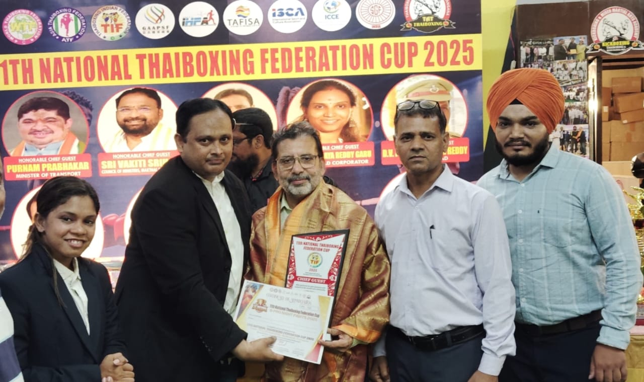 Chhattisgarh won 14 medals including 06 gold, 07 silver and 01 bronze in the 11th Federation Cup National Thai Boxing Championship, Raipur, Khabargali
